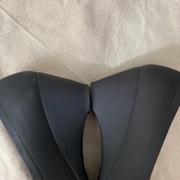 CROCS Lina Wedge Shoes Dual Comfort Black - Picture 6 of 11